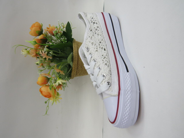 Trampki damskie 5204B WHITE 36-41 1