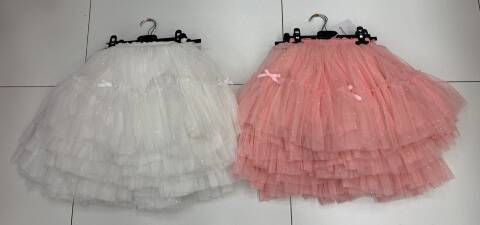 Spódnica dziewczęca 7292 Mix kolor 4-12