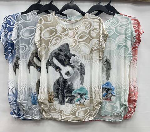 Bluzka damskie 7300 Mix kolor L-4XL (towar china)