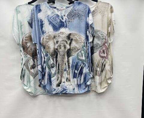 Bluzka damskie 7301 Mix kolor L-4XL (towar china)