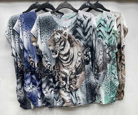 Bluzka damskie 7303 Mix kolor L-4XL (towar china)