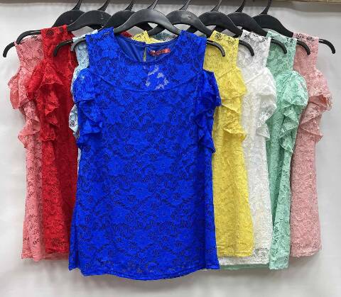 Bluzka damskie 7306 Mix kolor M-3XL (towar china)