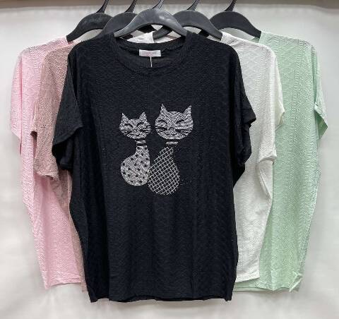 Bluzka damskie 7307 Mix kolor L-5XL (towar china)
