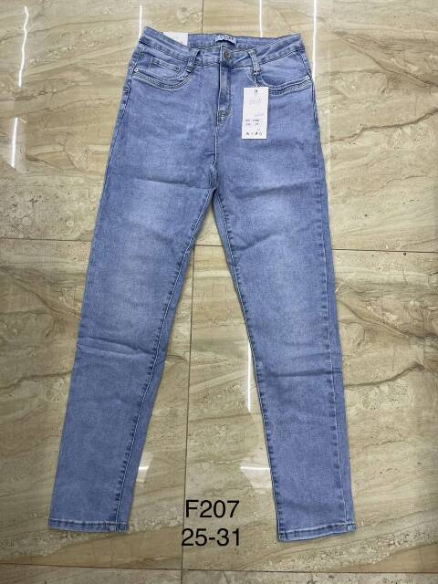 Jeansy damskie F207 1 kolor 25-31