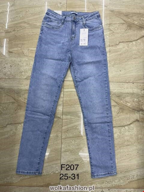 Jeansy damskie F207 1 kolor 25-31