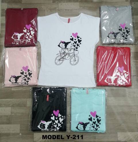 Bluzka damskie 7791 Mix kolor S-XL (towar tureckie) 1