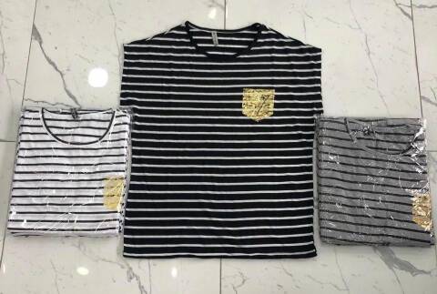 Bluzka damskie 7843 Mix kolor 2XL-4XL