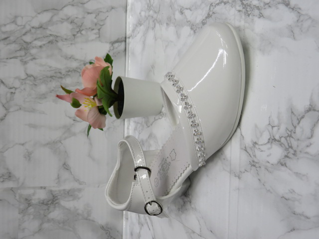 Baleriny Dziecięce 5KM 242 WHITE 31-36