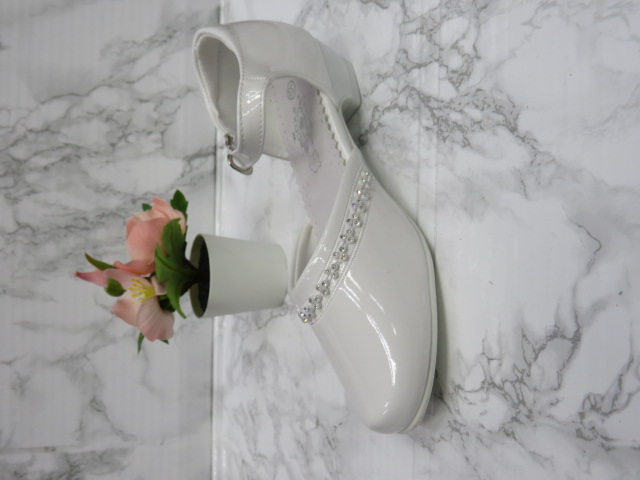 Baleriny Dziecięce 5KM 242 WHITE 31-36 1