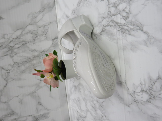 Baleriny Dziecięce 5KM 242 WHITE 31-36 2