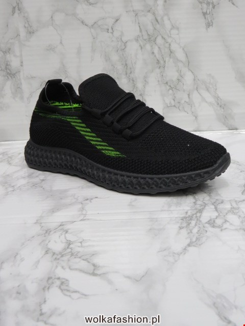 Buty Sportowe Męskie T2237 BLACK/GREEN 41-46