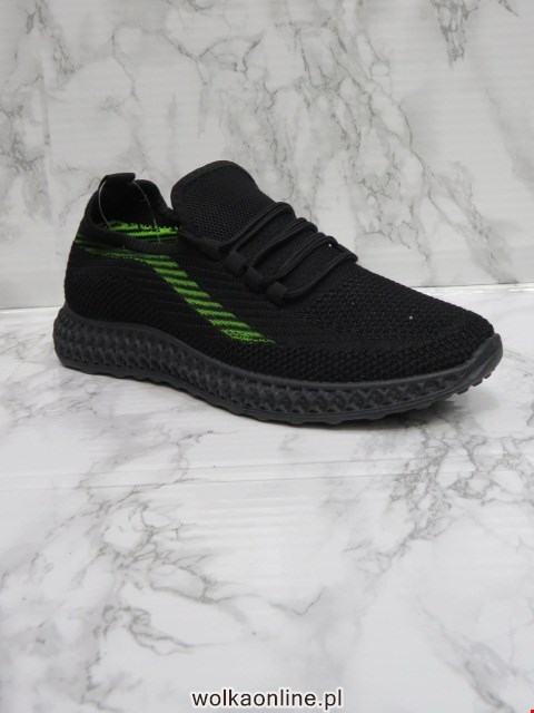 Buty Sportowe Męskie T2237 BLACK/GREEN 41-46