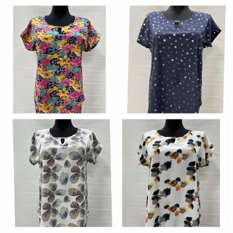 Bluzka damskie 8070 1 kolor 44-54 (towar polskie)