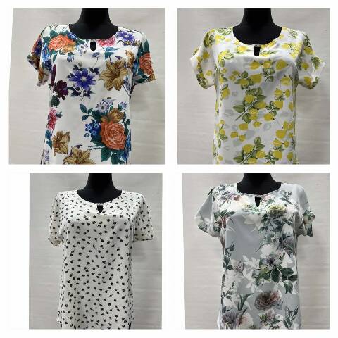 Bluzka damskie 8071 1 kolor 44-54 (towar polskie)