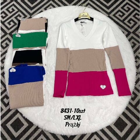 Bluzka damskie 8431 Mix kolor S/M-L/XL 1