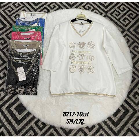 Bluzka damskie 8217 Mix kolor S/M-L/XL 1