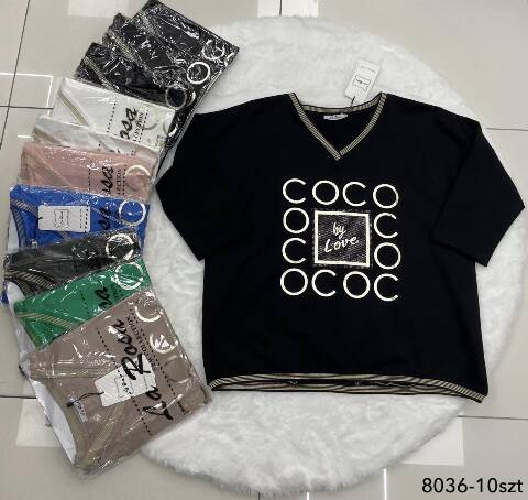 Bluzka damskie 8036 Mix kolor S/M-L/XL 1