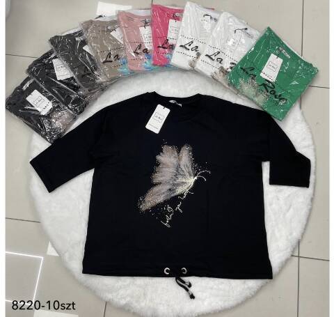 Bluzka damskie 8220 Mix kolor S/M-L/XL