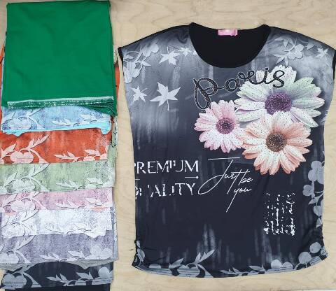 Bluzka damskie 8138 Mix kolor M-2XL (towar china) 1