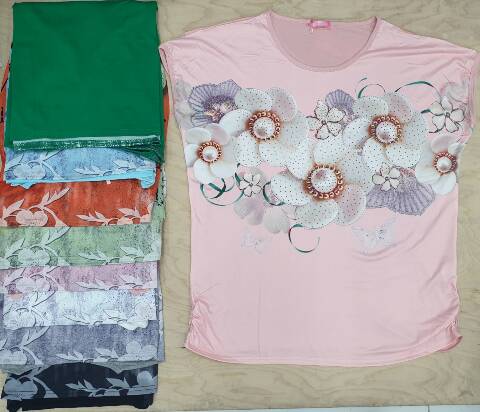 Bluzka damskie 8146 Mix kolor M-2XL (towar china) 1