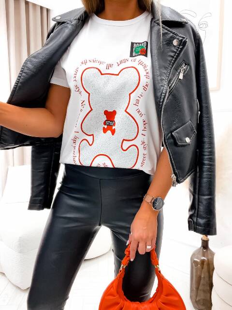 Bluzka damskie 8175 1 kolor S-L