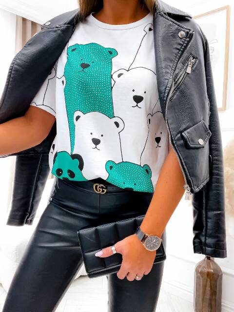 Bluzka damskie 8180 1 kolor S-L 1