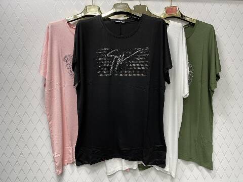 Tunika damskie 8184 Mix kolor L-2XL