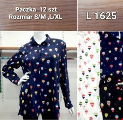 Koszula damskie L1625 Mix kolor S/M-L/XL