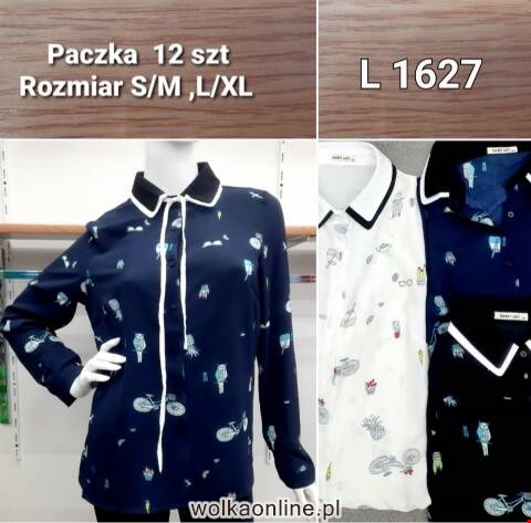 Koszula damskie L1627 Mix kolor S/M-L/XL