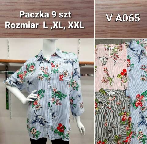 Koszula damskie VA065 Mix kolor L-2XL
