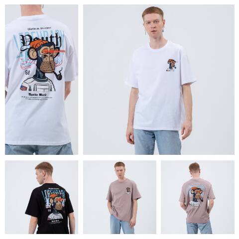 Bluzka męskie 8248 1 Kolor S-XL (towar tureckie)