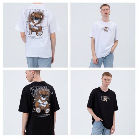 Bluzka męskie 8250 1 Kolor S-XL (towar tureckie) 1