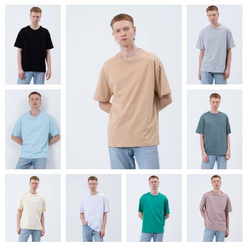 Bluzka męskie 8251 1 Kolor S-XL (towar tureckie)