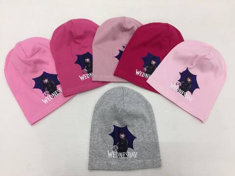 Czapki dziewczęce 8255 Mix kolor Standard