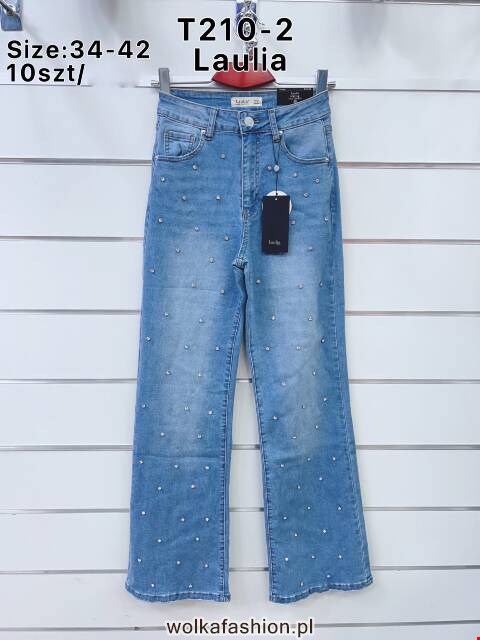 Jeansy damskie T210-2 1 kolor 34-42