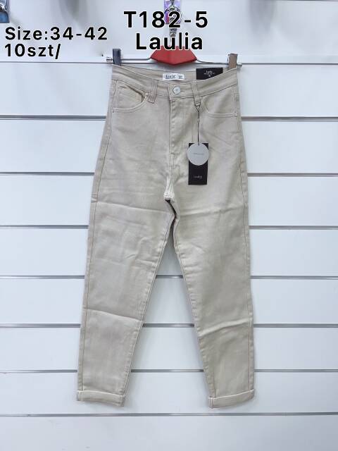 Jeansy damskie T182-5 1 kolor 34-42 1