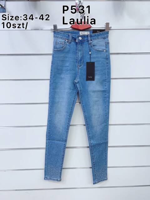 Jeansy damskie P531 1 kolor 34-42 1
