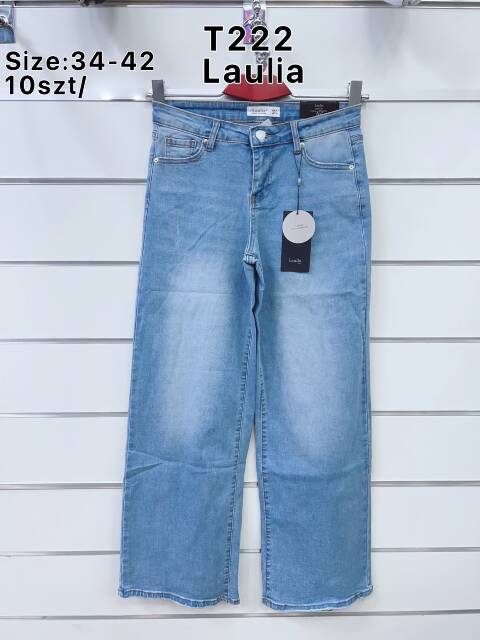 Jeansy damskie T222 1 kolor 34-42 1