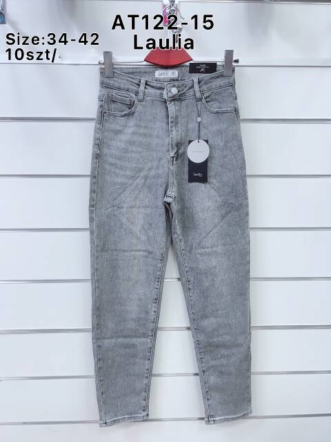 Jeansy damskie AT122-15 1 kolor 34-42