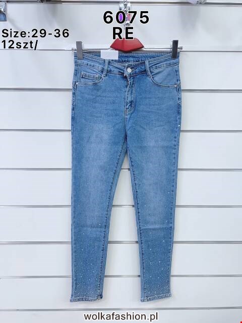Jeansy damskie 6075 1 kolor 29-36