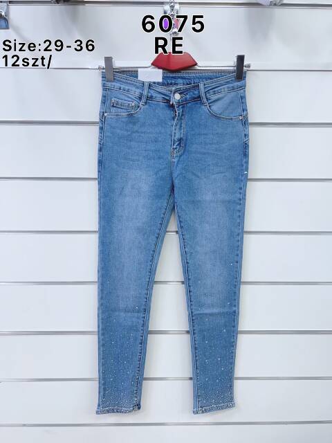 Jeansy damskie 6075 1 kolor 29-36 1