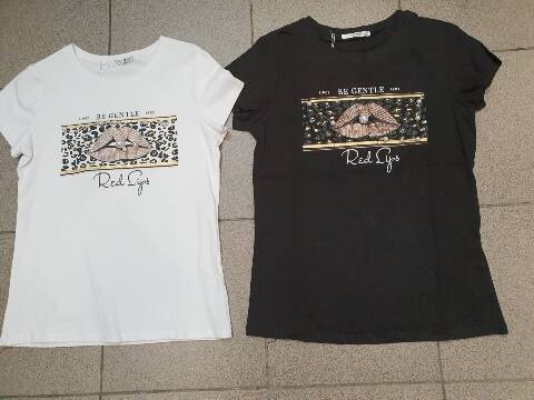 Bluzka damskie 8457 Mix kolor S-L