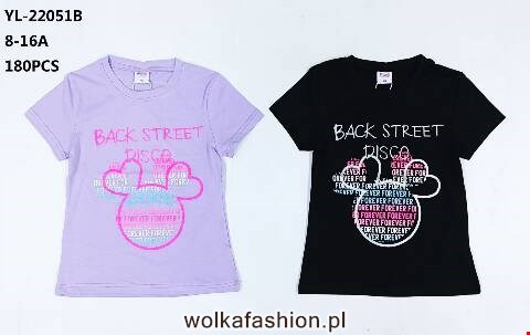 Bluzki dziewczęce YL-22051B Mix kolor 8-16 1