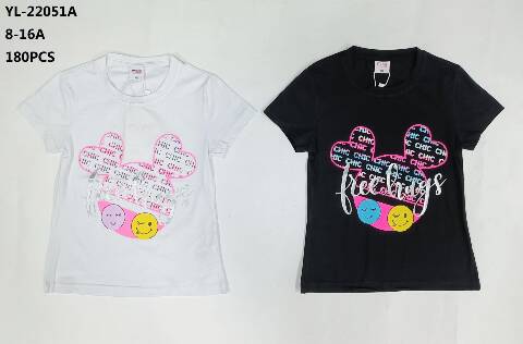 Bluzki dziewczęce YL-22051A Mix kolor 8-16 1