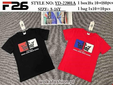 Bluzki chłopięce YL-22001A Mix kolor 8-16 1