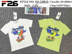 Bluzki chłopięce YD-22003A Mix kolor 3-8