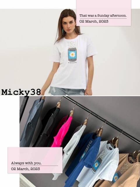 Bluzka damskie 8510 Mix kolor Standard