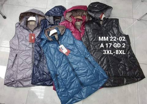 Kamizelka wiosena damskie MM22-02 1 kolor 3XL-8XL (towar china)
