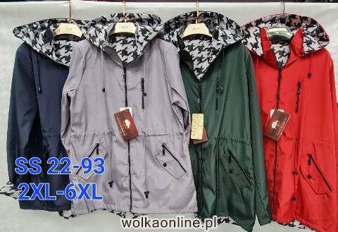 Kurtka wiosena damskie SS22-93 1 kolor 2XL-6XL (towar china)