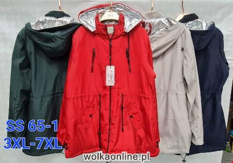 Kurtka wiosena damskie SS65-1 1 kolor 3XL-7XL (towar china)